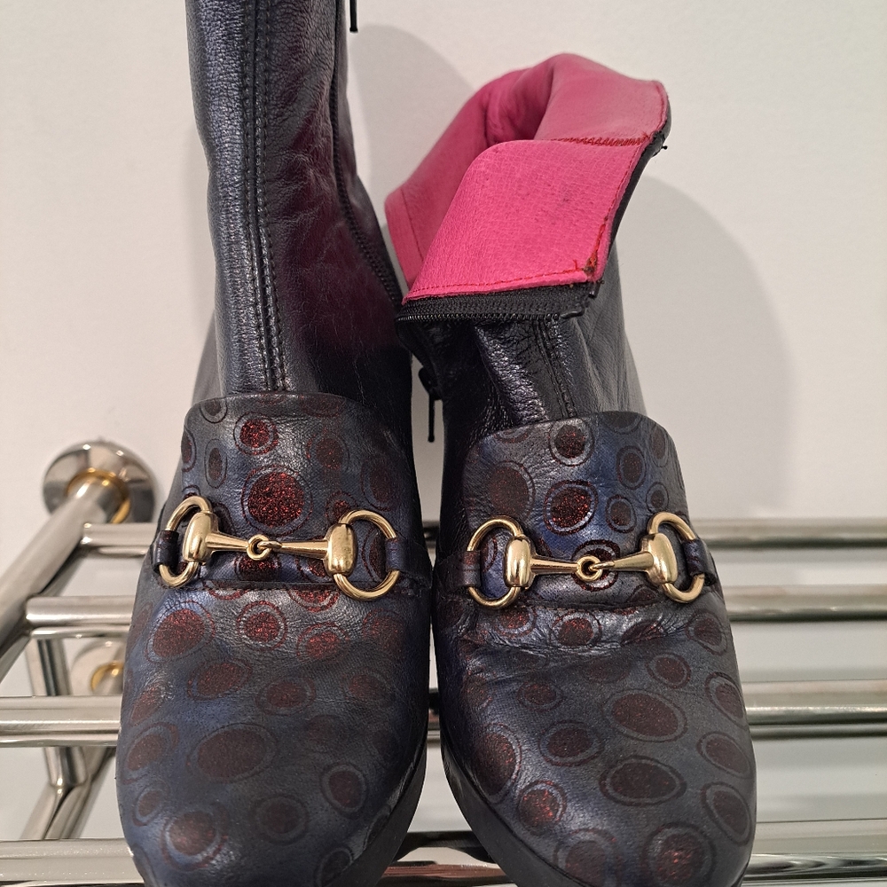 Vitelo boots from Spain.